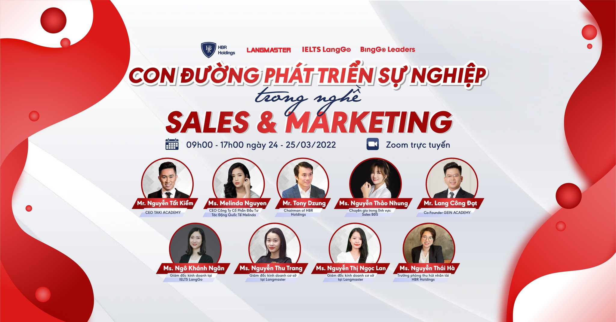 HBR HOLDINGS - SỰ KIỆN HƯỚNG NGHIỆP: “CON ĐƯỜNG PHÁT TRIỂN SỰ NGHIỆP TRONG NGHỀ SALES & MARKETING