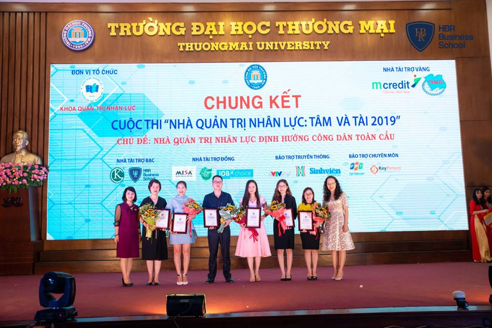  TRƯỜNG DOANH NHÂN HBR - NHÀ TÀI TRỢ BẠC CUỘC THI TÂM VÀ TÀI 2019 - TMU