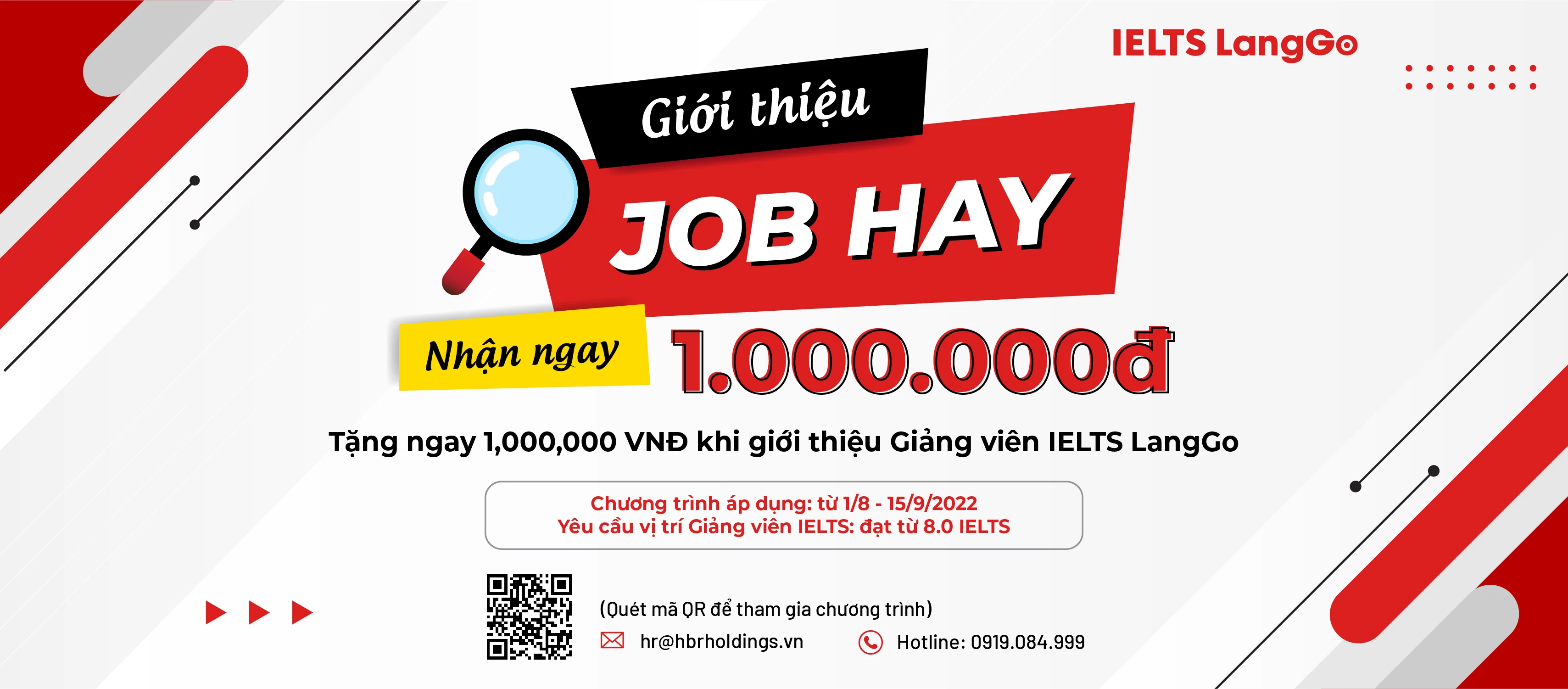 Văn hóa nội bộ HBR Holdings: Chính sách thu hút nhân tài “Giới thiệu Job hay - nhận ngay 1 triệu"