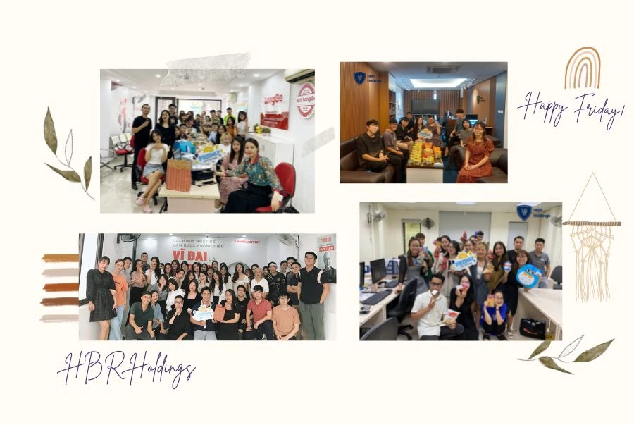 Hoạt động nội bộ HBR Holdings: Cơn bão “Happy Friday” tháng 8