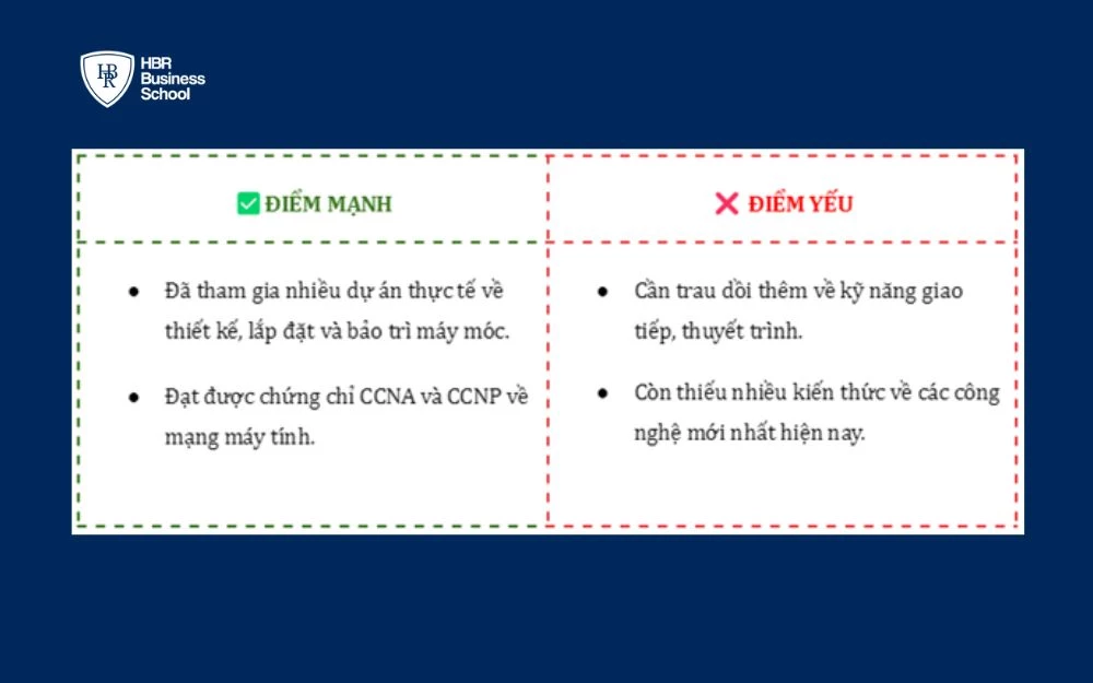 Phần điểm mạnh điểm yếu trong CV đem lại nhiều lợi ích cho ứng viên và nhà tuyển dụng