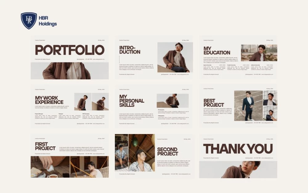 Mẫu Portfolio cho cá nhân