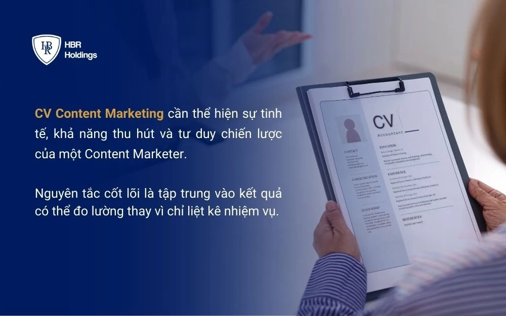 Thế nào là một CV Content Marketing ấn tượng?