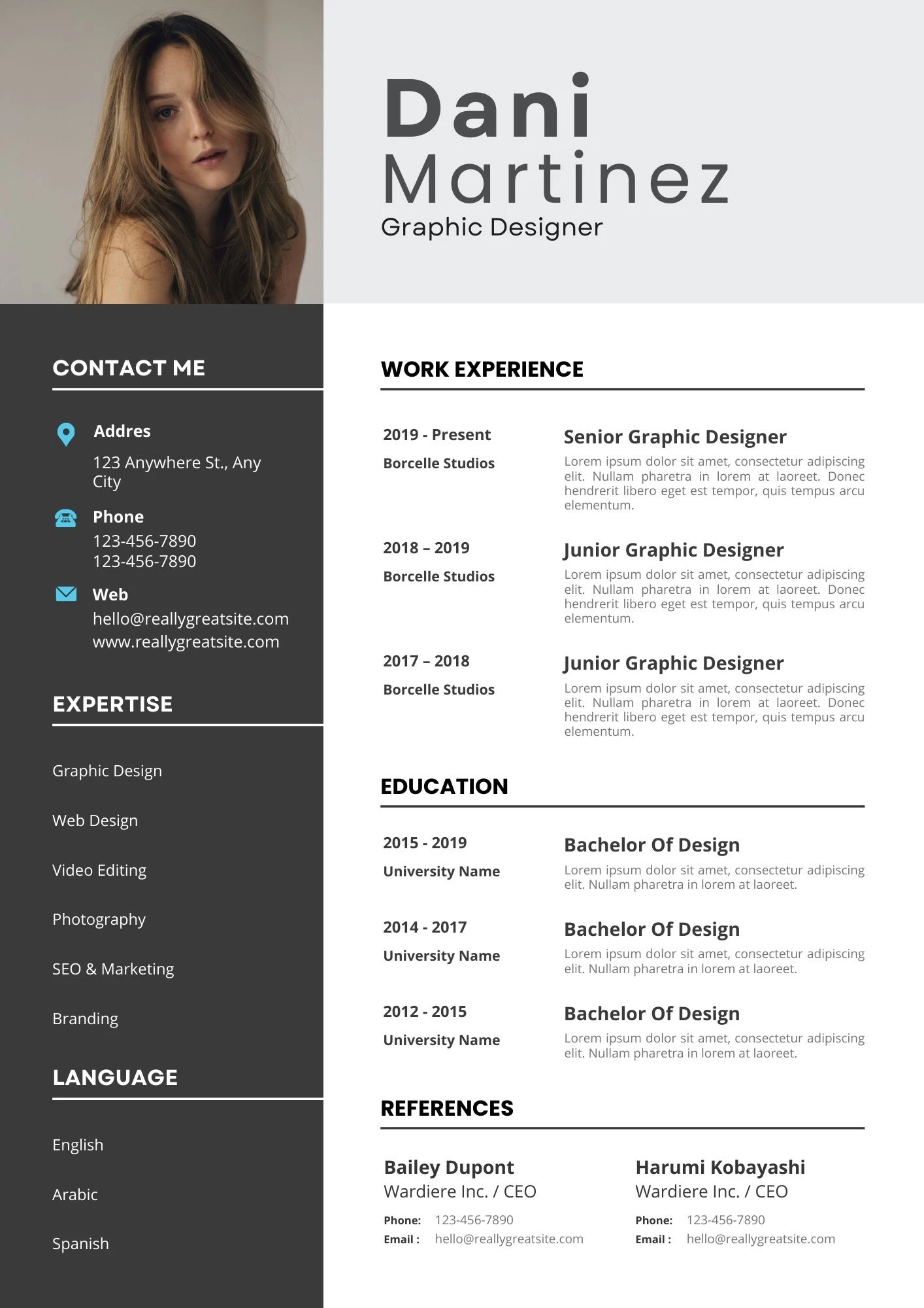 CV phù hợp với nhiều vị trí ứng tuyển