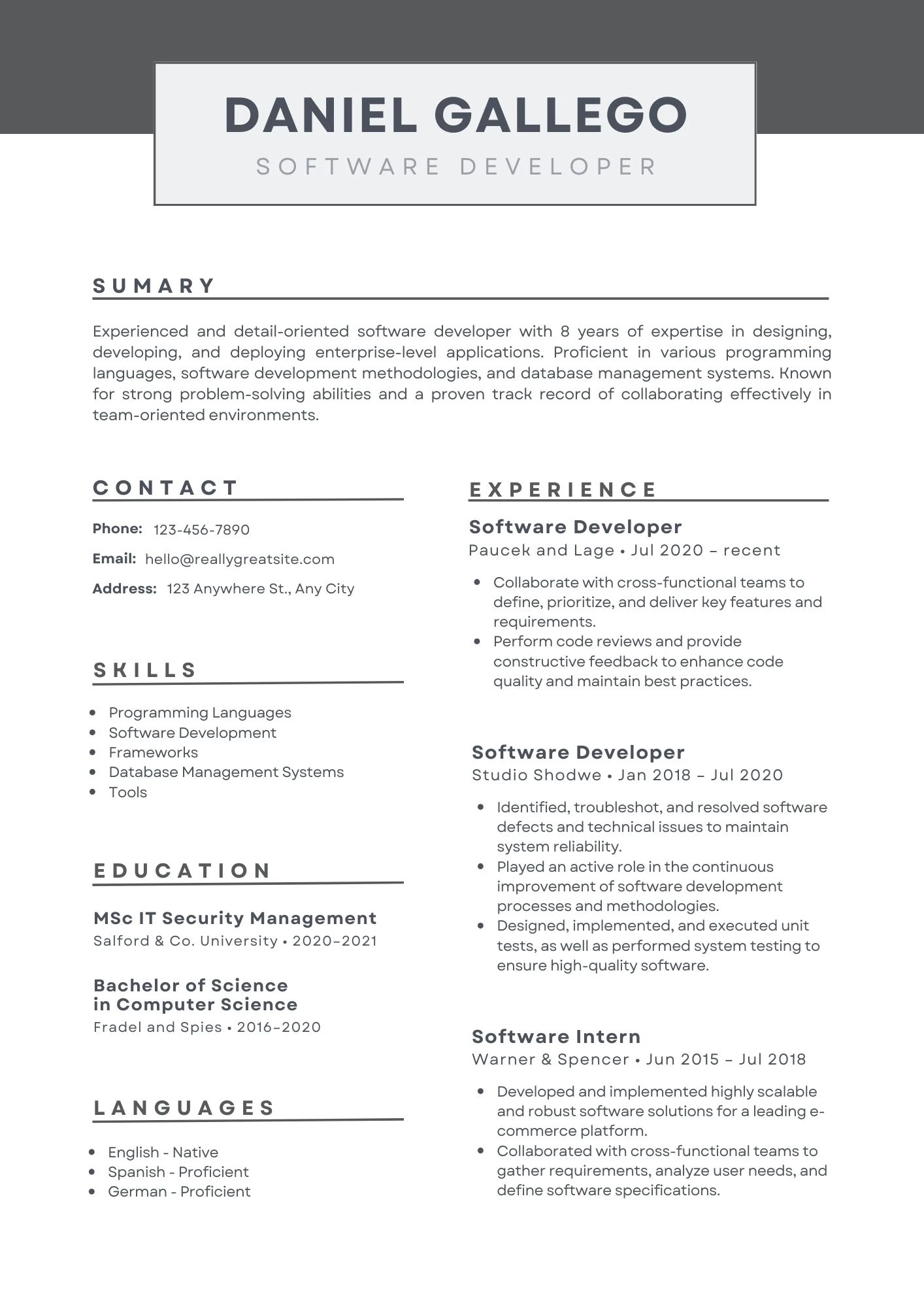 CV thể hiện rõ năng lực và kinh nghiệm làm việc