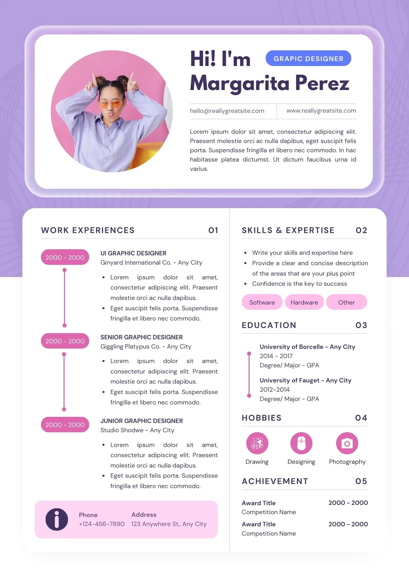 Mẫu CV hiện đại chuyên biệt dành cho UI UX Designer