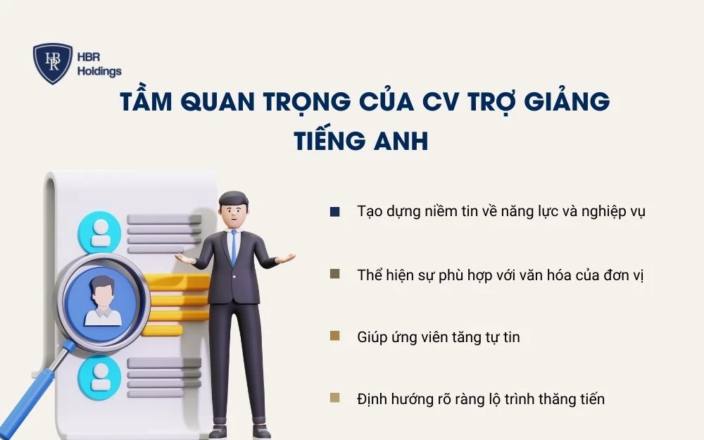 Tầm quan trọng của CV trợ giảng tiếng Anh