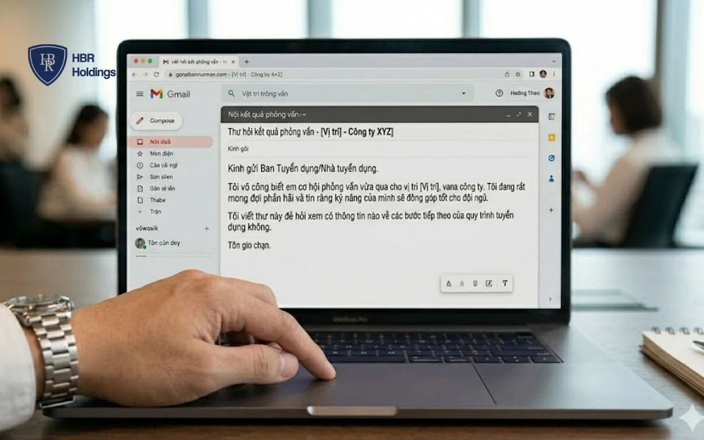 Thời gian viết mail nên nằm khoảng 5 - 7 ngày sau buổi phỏng vấn