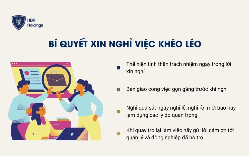 Bí quyết xin nghỉ việc khéo léo