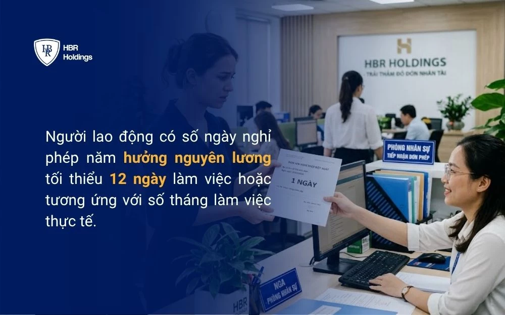 Số ngày nghỉ phép được quy định giúp người lao động chủ động sắp xếp lộ trình nghỉ ngơi cá nhân