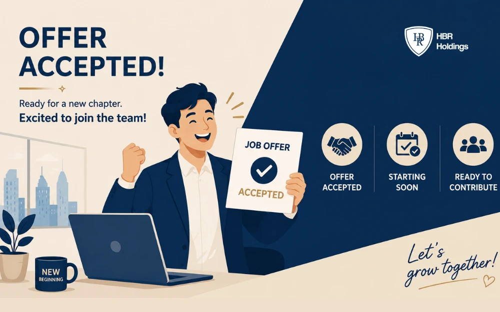 Mẫu chấp nhận offer
