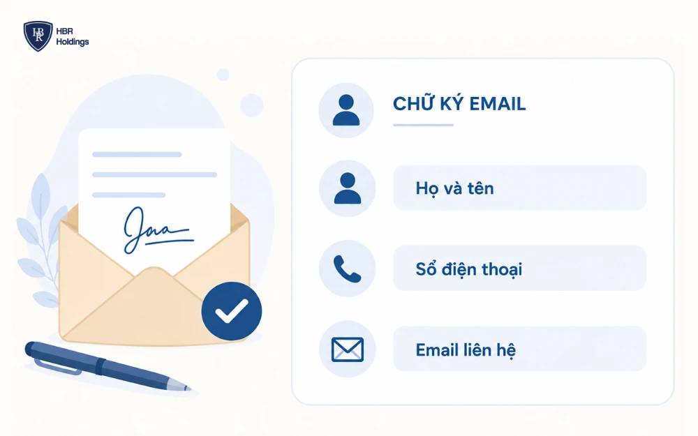 Nội dung chữ ký email