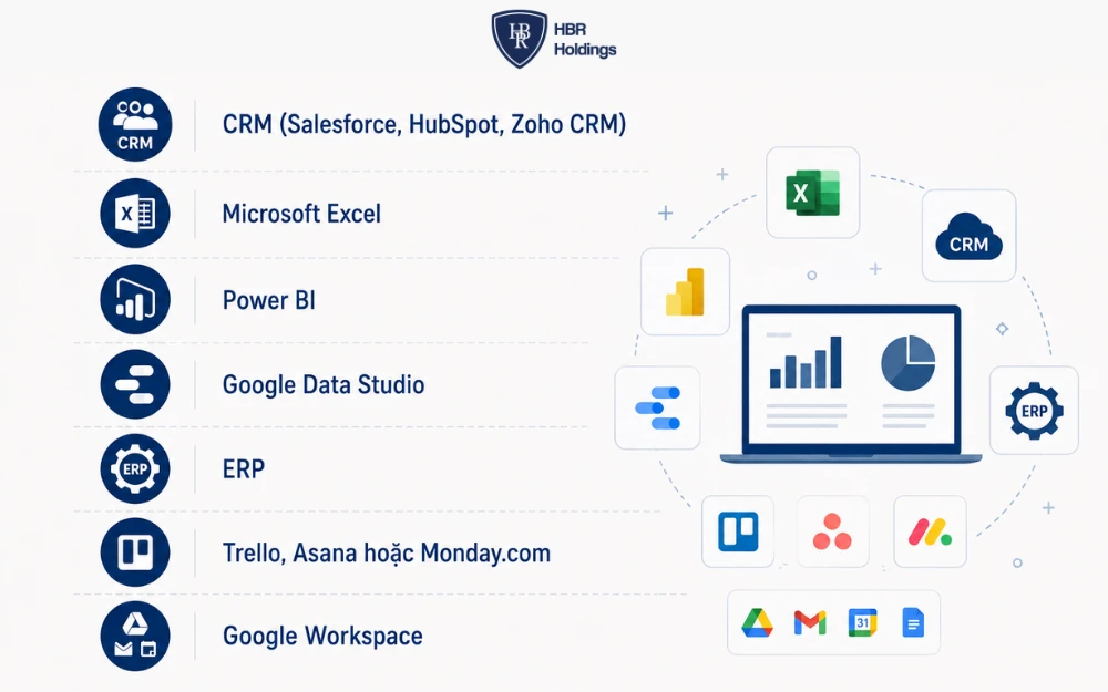Công cụ và phần mềm hỗ trợ nên có trong CV