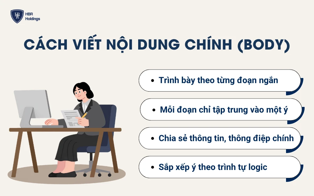 Cách viết Nội dung chính (body)