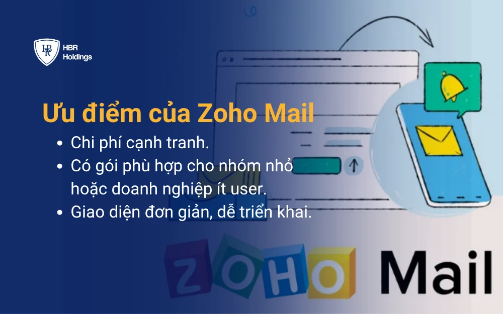 Ưu điểm của Zoho Mail