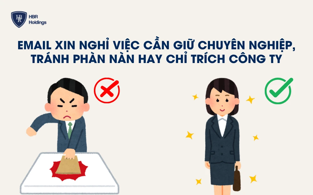 Không phàn nàn hoặc chỉ trích công ty