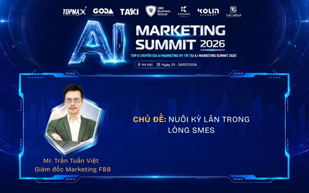 Mr. Trần Tuấn Việt – Giám đốc Truyền thông & Tiếp thị F88
