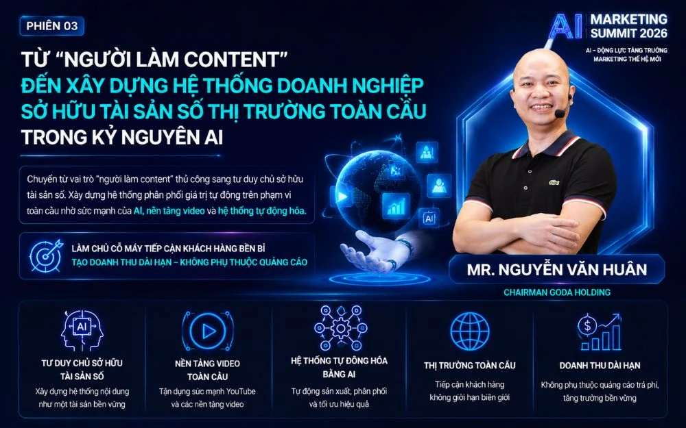 Mr Nguyễn Văn Huân - Từ “người làm content” đến xây tài sản số toàn cầu trong kỷ nguyên AI