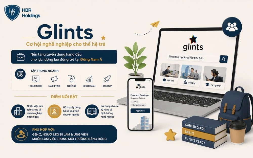 Glints kết nối nhân sự trẻ với cơ hội việc làm năng động tại Đông Nam Á.