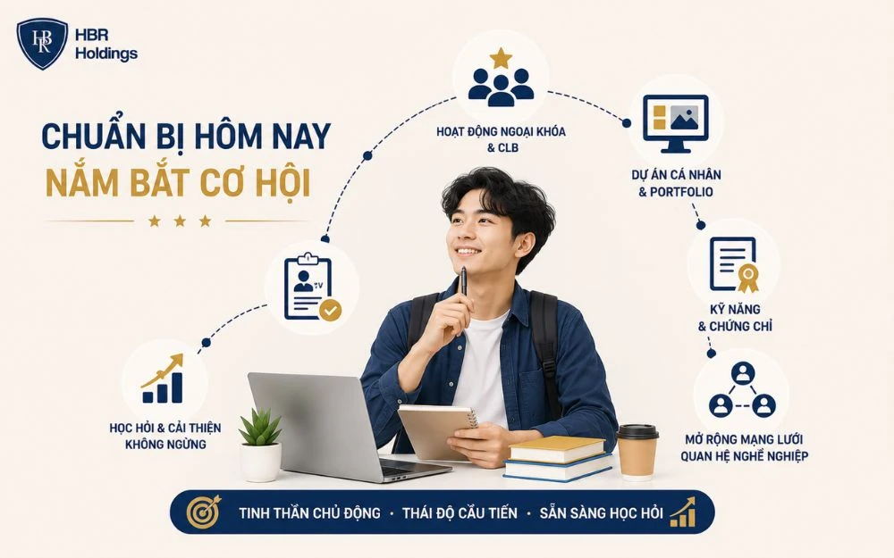 Sinh viên chưa có kinh nghiệm vẫn có thể tạo lợi thế bằng sự chủ động học hỏi.