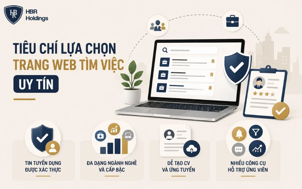 Bốn tiêu chí giúp chọn website tìm việc uy tín, an toàn và hiệu quả hơn