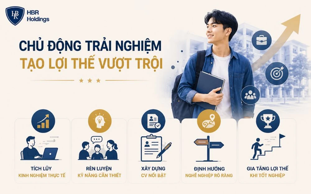 Đi xin việc sớm giúp sinh viên tích lũy kinh nghiệm và tạo lợi thế cạnh tranh