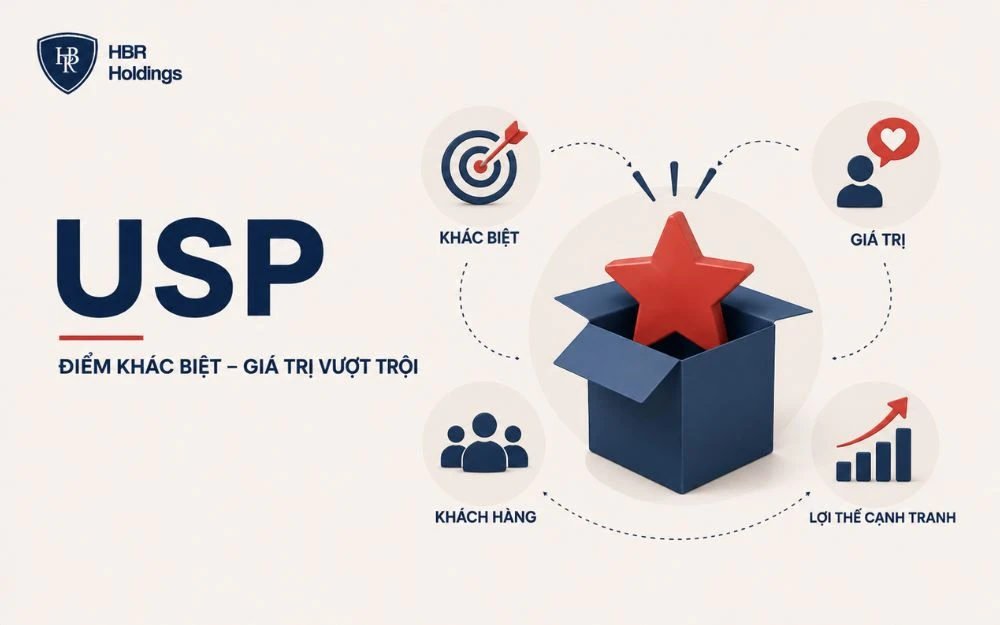 USP làm nổi bật giá trị khác biệt, giúp thương hiệu tạo lợi thế cạnh tranh.