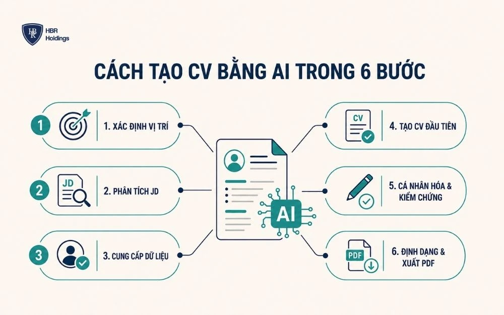 Cách tạo CV bằng AI trong 6 bước