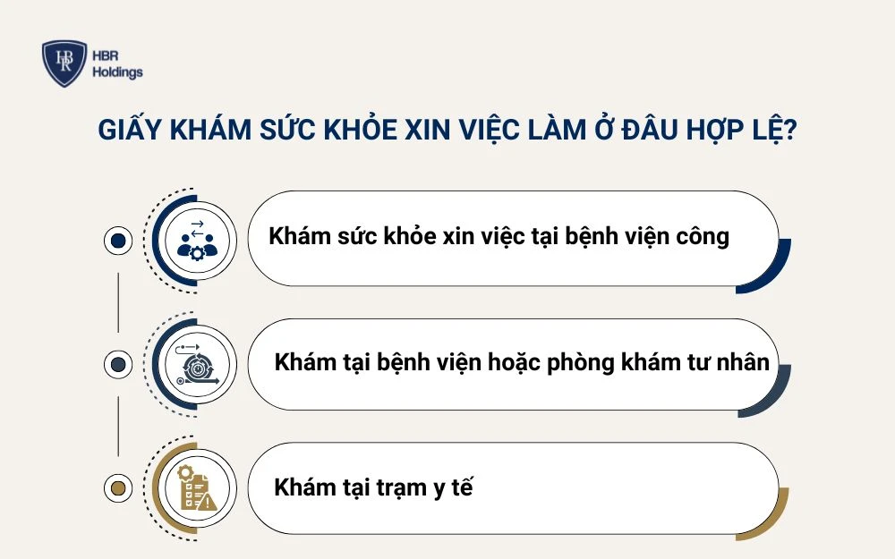 Giấy khám sức khỏe xin việc làm ở đâu hợp lệ?
