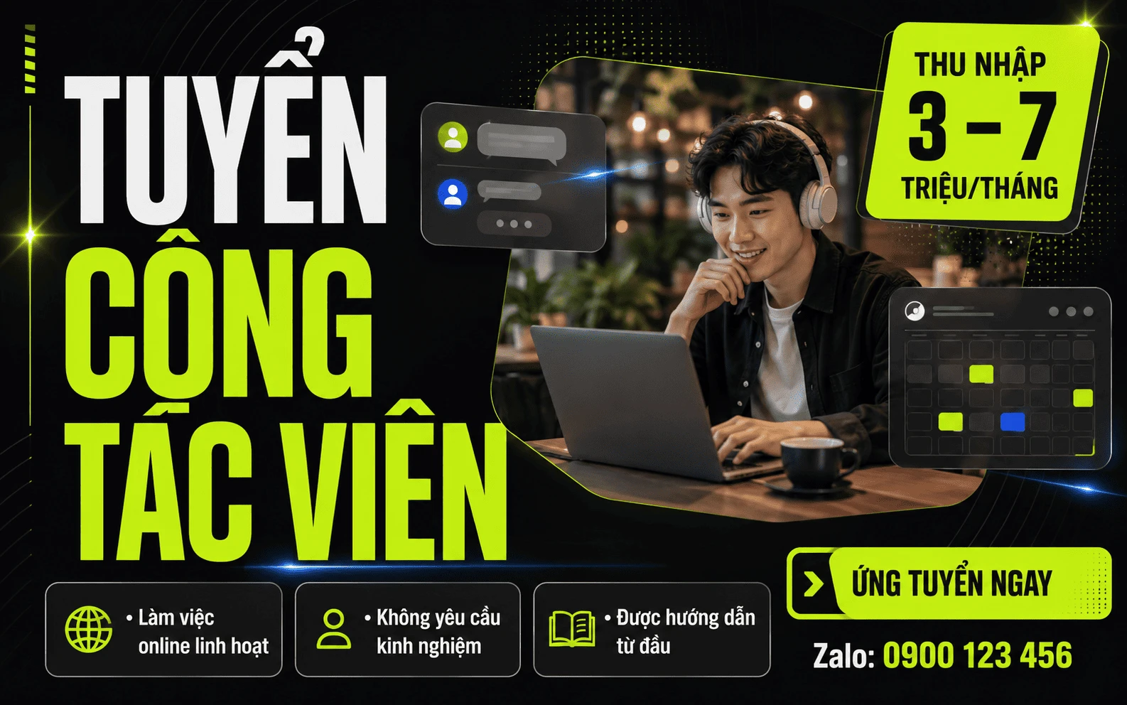 Mẫu đăng bài trên Facebook tuyển dụng cộng tác viên